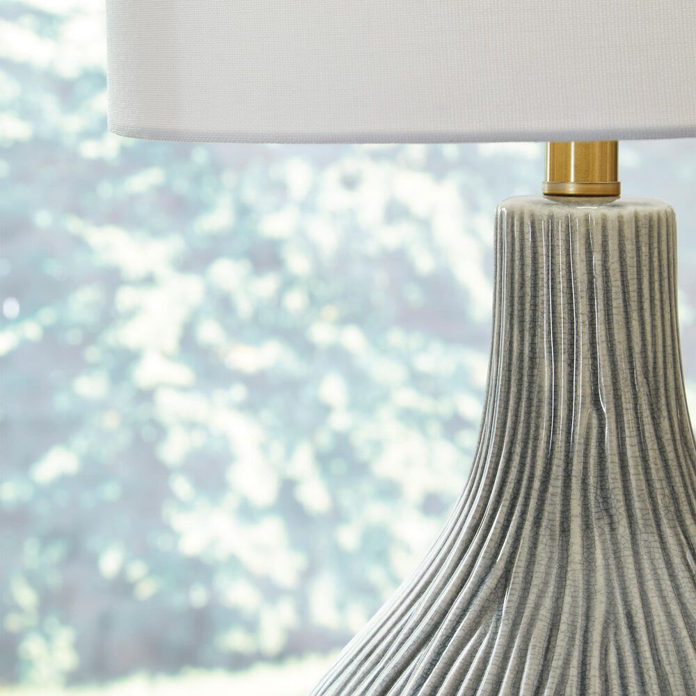 Ashley Judlen Table Lamp in Gray and Gold, , large