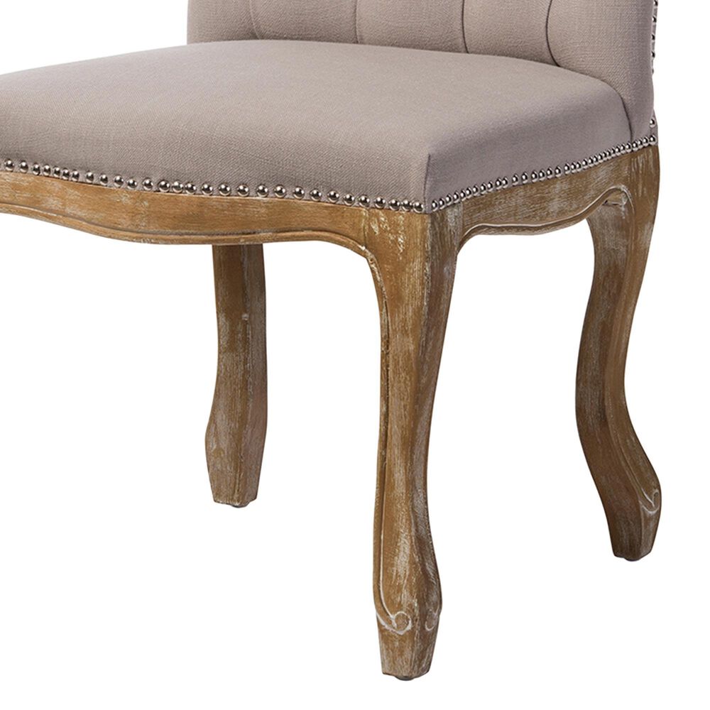 Baxton Studio Hudson Side Chair in Weathered Oak, , large