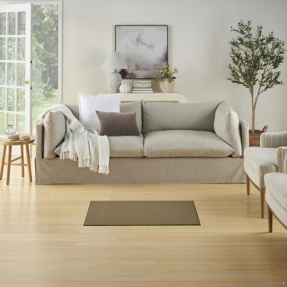 Nourison Courtyard Green 2&#39; x 3&#39; Indoor/Outdoor Area Rug, , large
