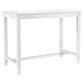 Linon Home Decor Claridge Counter Height Pub Table in Bright White - Table Only, , large