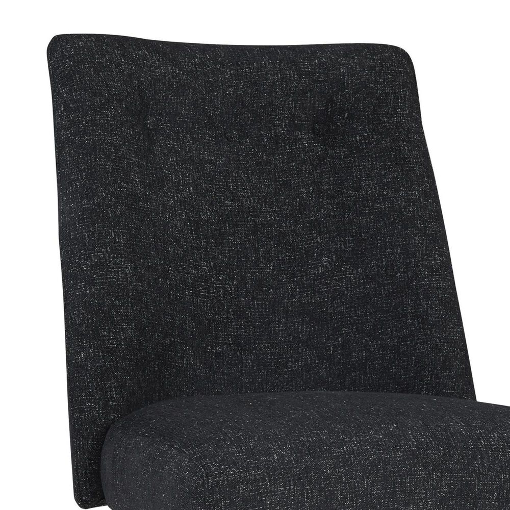 Tov Furniture Batik Linen Dining Chair in Black, , large