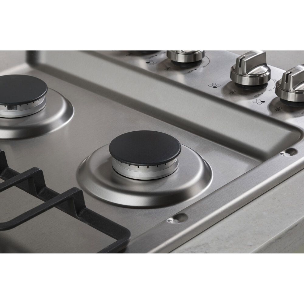 GE Appliances 2-Piece Kitchen Package with 30&quot; Gas Cooktop and Convection Single Wall Oven in Stainless Steel, , large