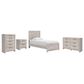 Ashley Broachmyn 4 Piece Twin Bedroom Set in Light Gray, , large
