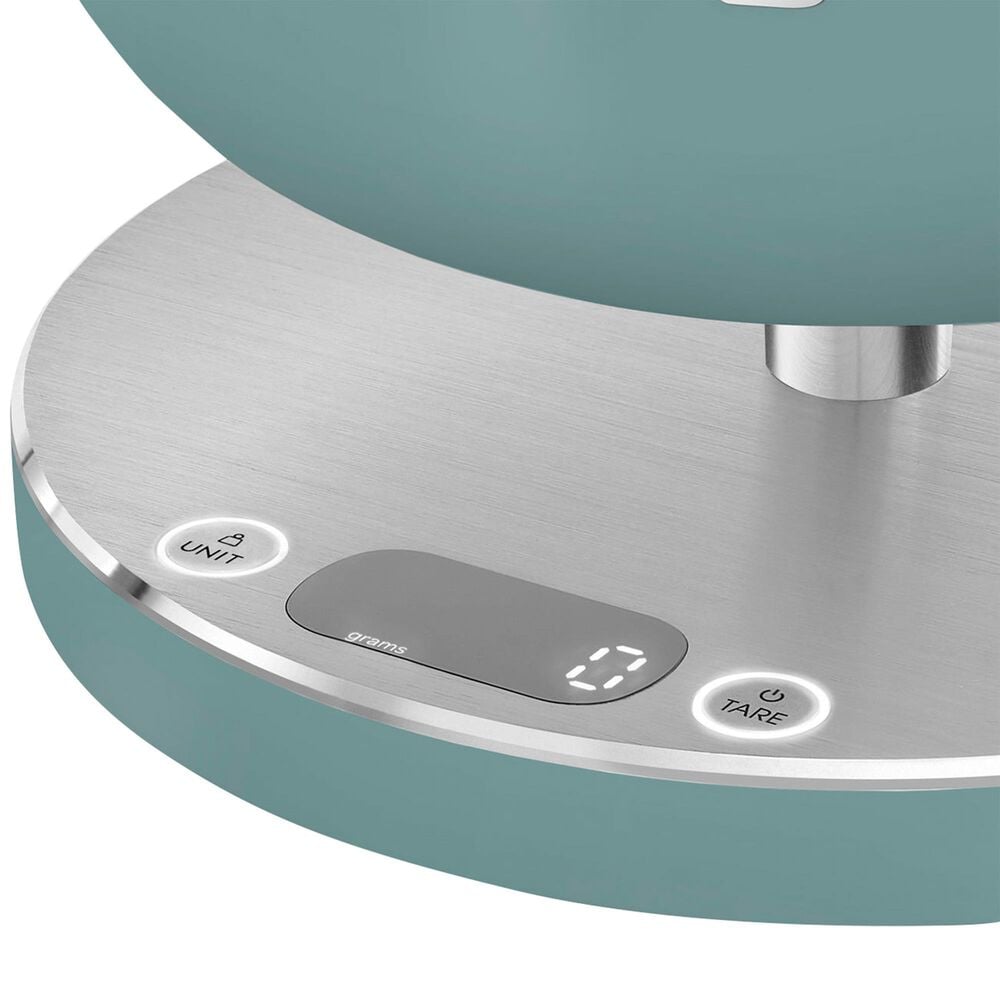 SMEG Collezione Kitchen Scale in Emerald Green and Polished Chrome, , large