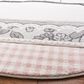 Safavieh Carousel CRK153 3" Round Pink and Ivory Kids  Area Rug, , large