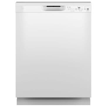 GE Appliances 24" Built-In Integrated Handle Dishwasher with Front Control and 52 dBA in White, , large