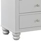 Riva Ridge Cambridge 3-Drawer Nightstand in Grey, , large