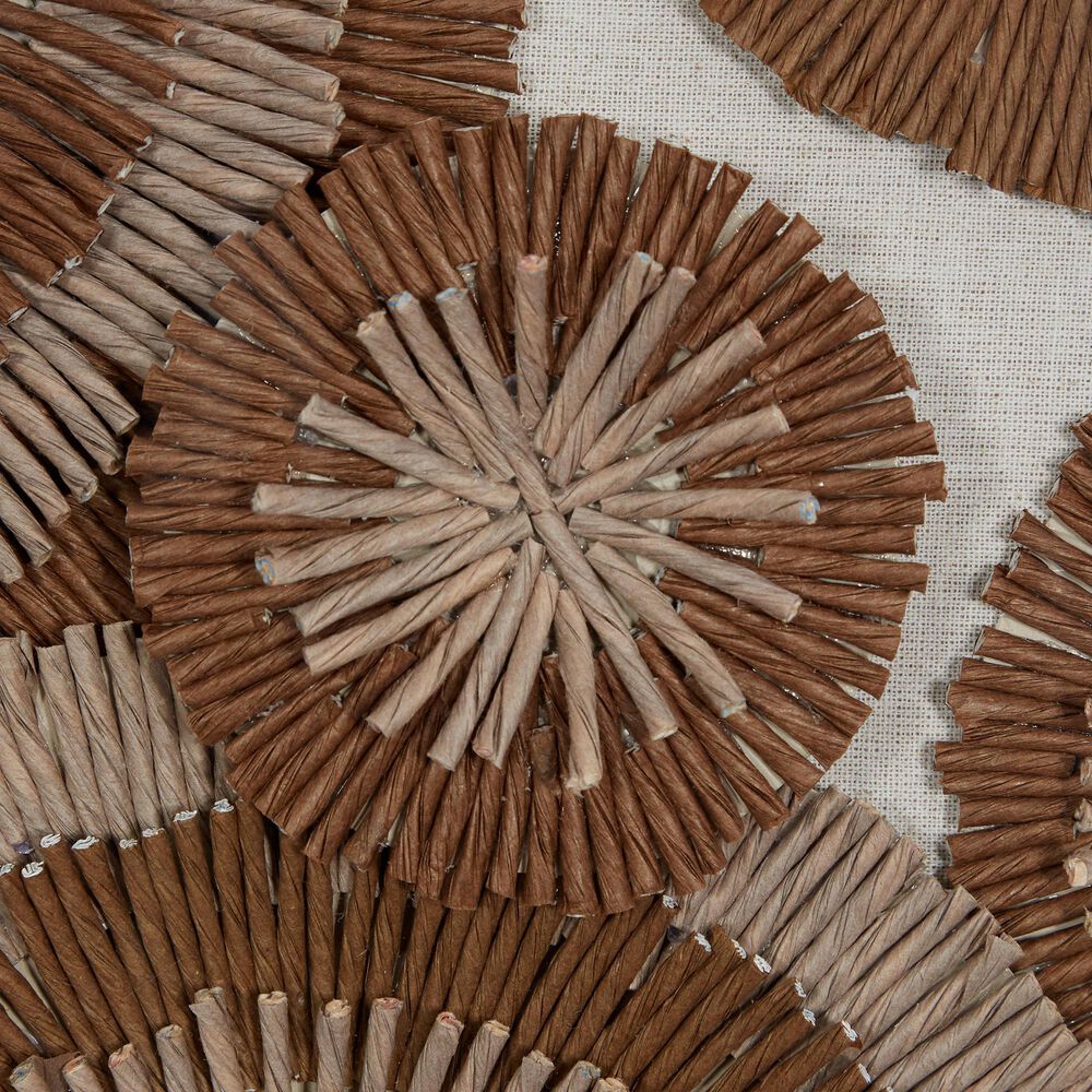 Novogratz 24&quot; x 24&quot; Wall Decor in Tan, Brown and Beige, , large