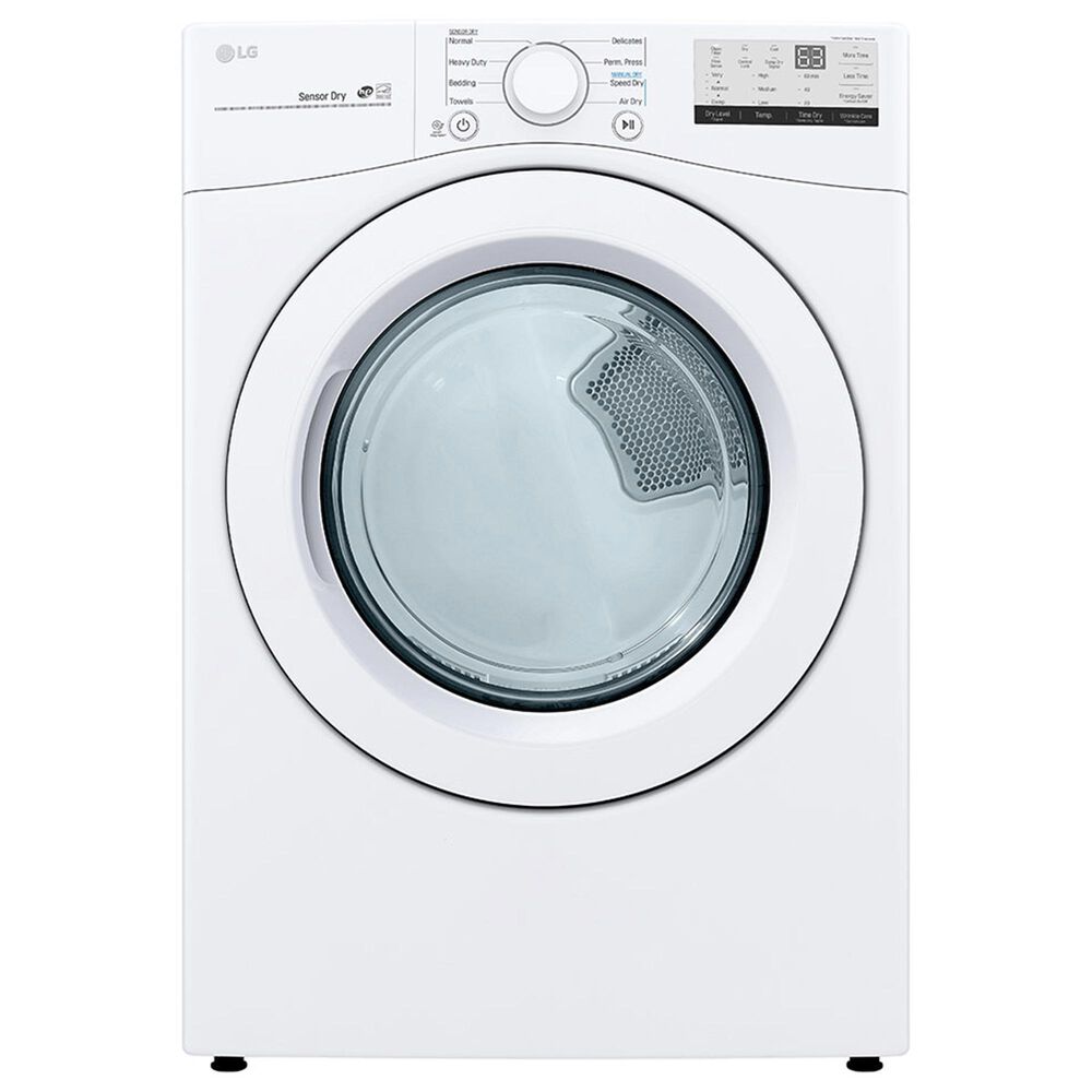 LG 7.4 Cu. Ft. Ultra Large Capacity Electric Dryer in White, , large