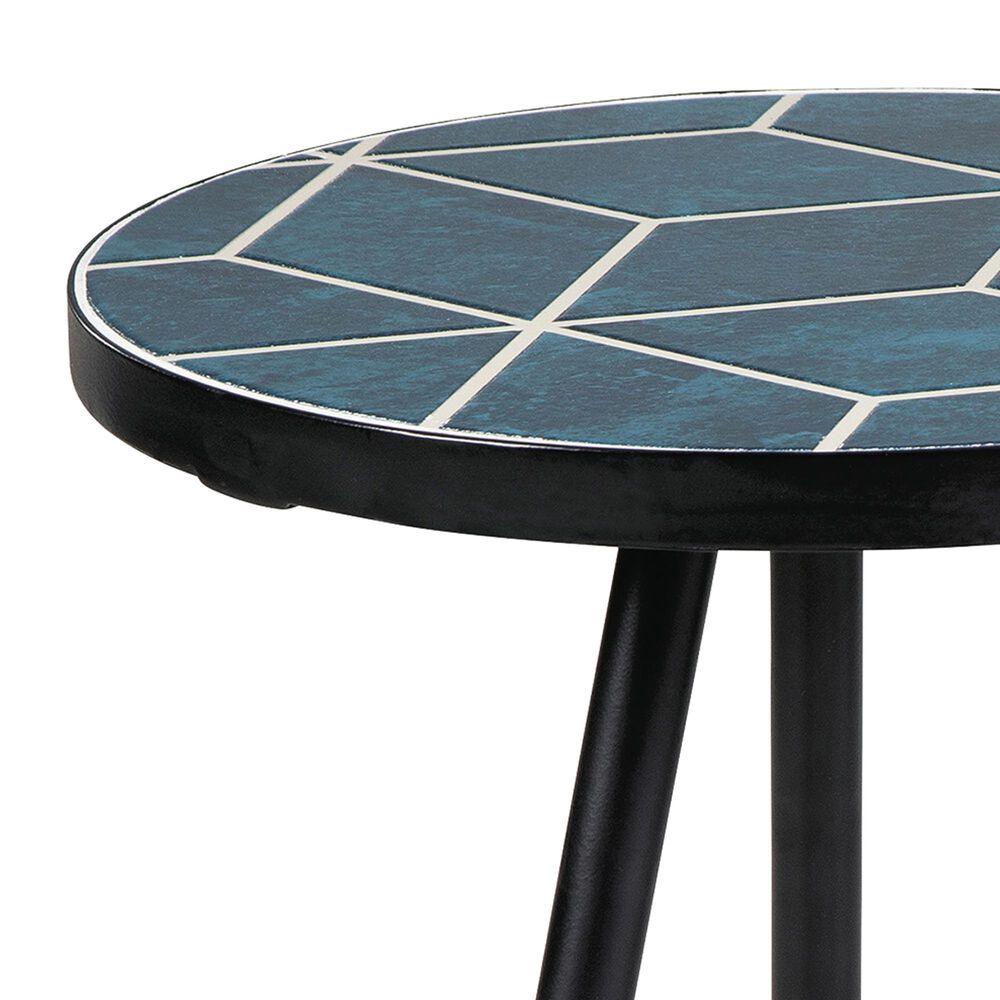 Ashley Clairbelle 2-Piece Accent Table Set in Teal and Black, , large