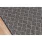 Momeni Como COM-4 4" x 6" Charcoal Area Performance Rug, , large