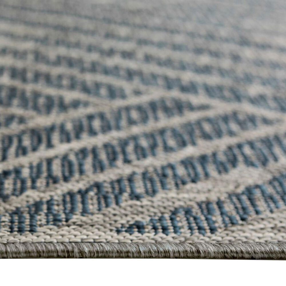Amer Rugs Maryland Geometric 8&#39; x 10&#39; Blue Area Rug, , large