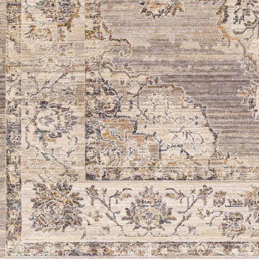 Surya Aida 2&#39; x 2&#39;11&quot; Beige, Medium Gray, Tan, Gray, Charcoal and Deep Teal Area Rug, , large