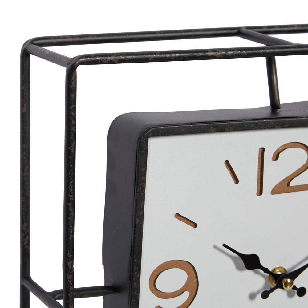 Novogratz 12&quot; x 12&quot; Wall Clock in Black, , large