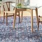 Nourison Grand Washables 4" x 6" Blue Brick Area Rug, , large