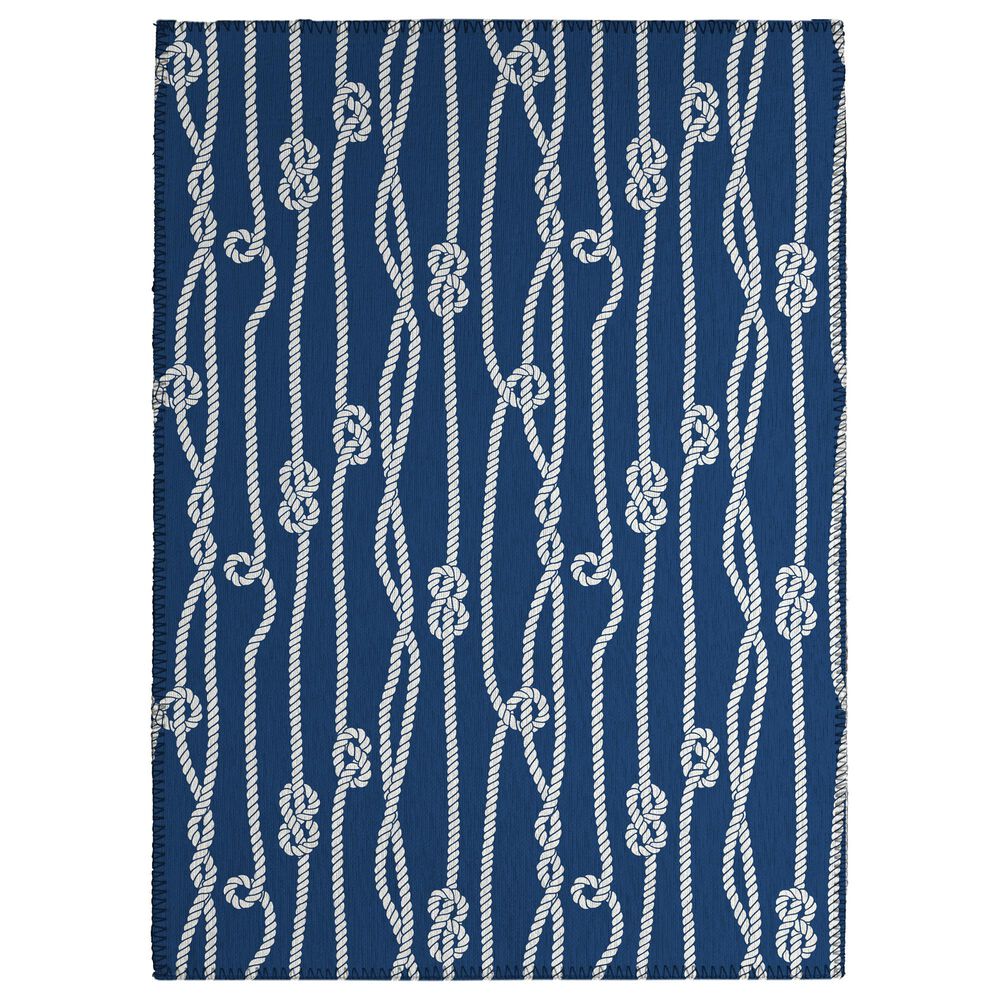 Dalyn Rug Company Harbor Contemporary 1"8" x 2"6" Navy Indoor/Outdoor Area Rug, , large