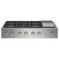 Monogram 48" Professional Gas Rangetop with 6 Burners and Griddle in Stainless Steel, , large