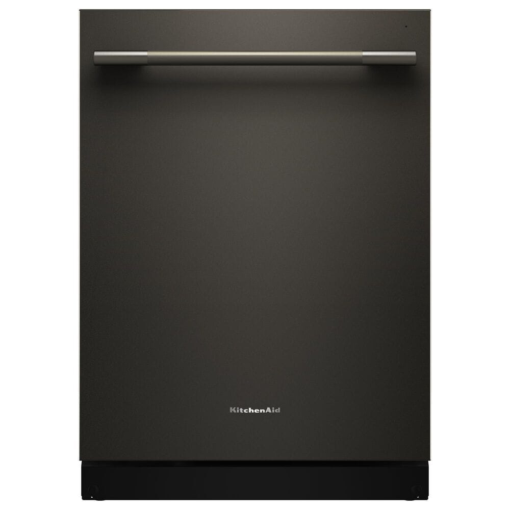 KitchenAid 24" Third Level Jet Rack Dishwasher with 40+ Total Wash Jets and Bar Handle in Black Ore, , large