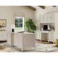 Wycliff Bay Towne 69" Executive Desk in Ash White, , large