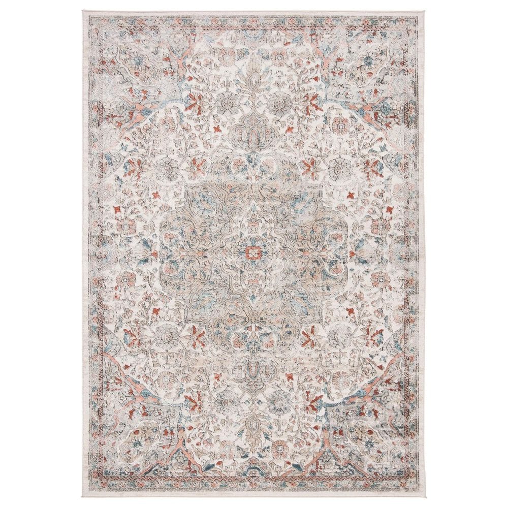 Safavieh Oregon 4" x 6" Grey and Ivory Area Rug, , large