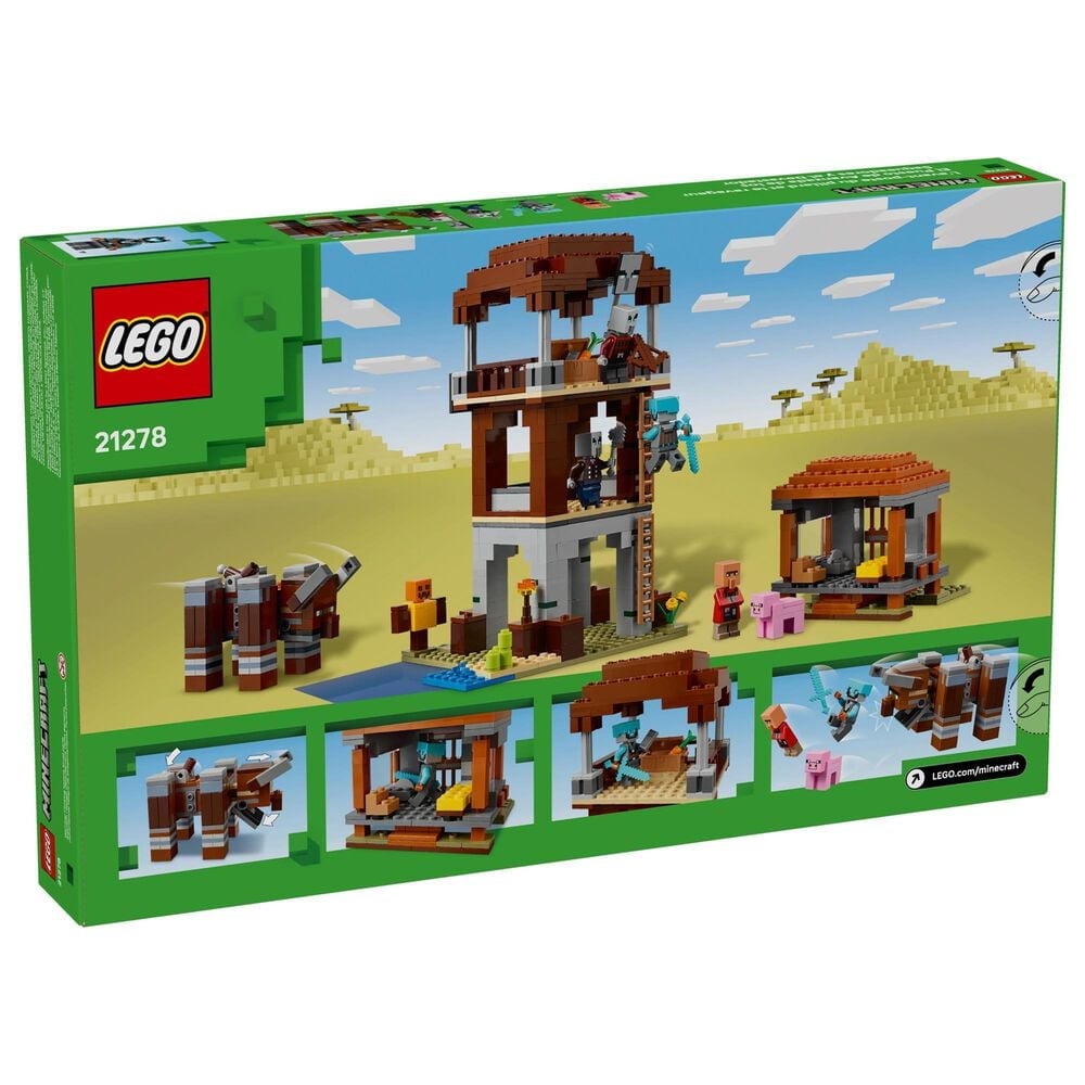LEGO Minecraft The Pillager Outpost and Ravager Building Set, , large