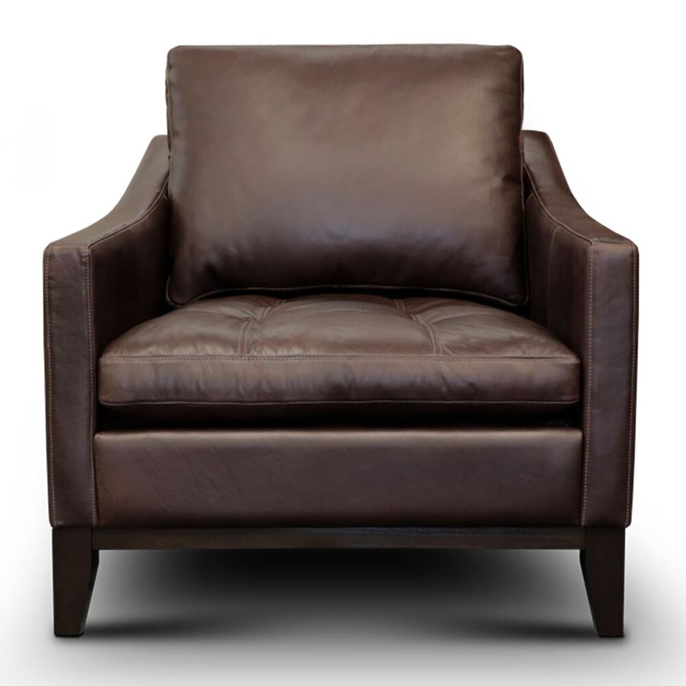GTR Leather Inc. Torino Matching Suite Chair in Monza Walnut, , large