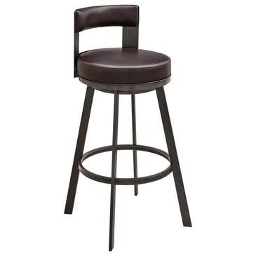 Blue River Flynn 30" Swivel Bar Stool in Brown, , large
