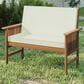 Noviland Patio Mediterranean Bench in Teak Oil, , large