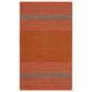 Safavieh Montauk MTK214B 3" x 5" Orange and Red Area Rug, , large