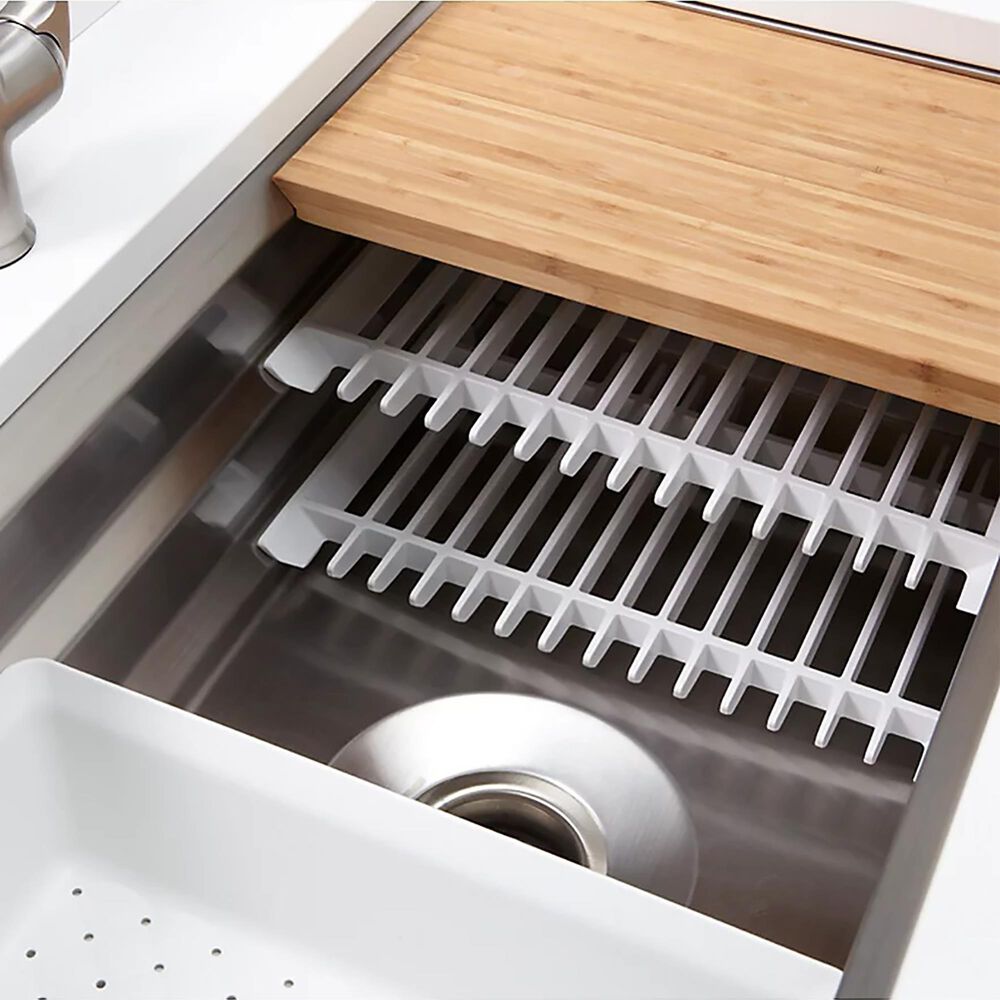Kohler Prolific 33&quot; Undermount Single Bowl Workstation Kitchen Sink in Stainless Steel, , large
