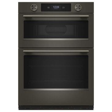 KitchenAid 30" Smart Combination Microwave Wall Oven with Air Fry Mode in Black Ore, , large
