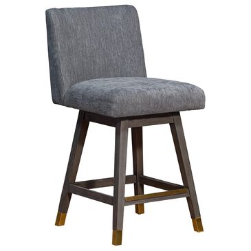Blue River Basila Swivel Counter Stool in Gray, , large