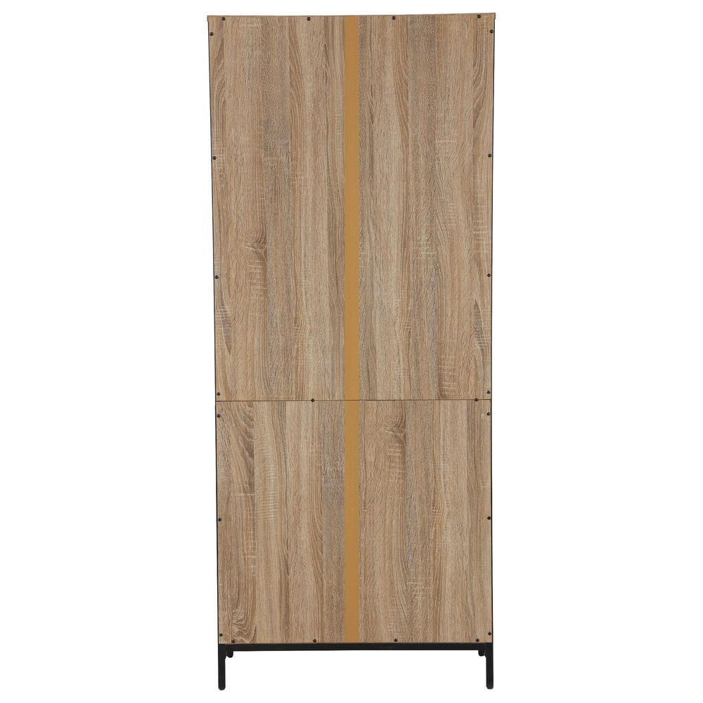 OSP Home Ace 72" 5-Shelf Bookcase in River Oak, , large