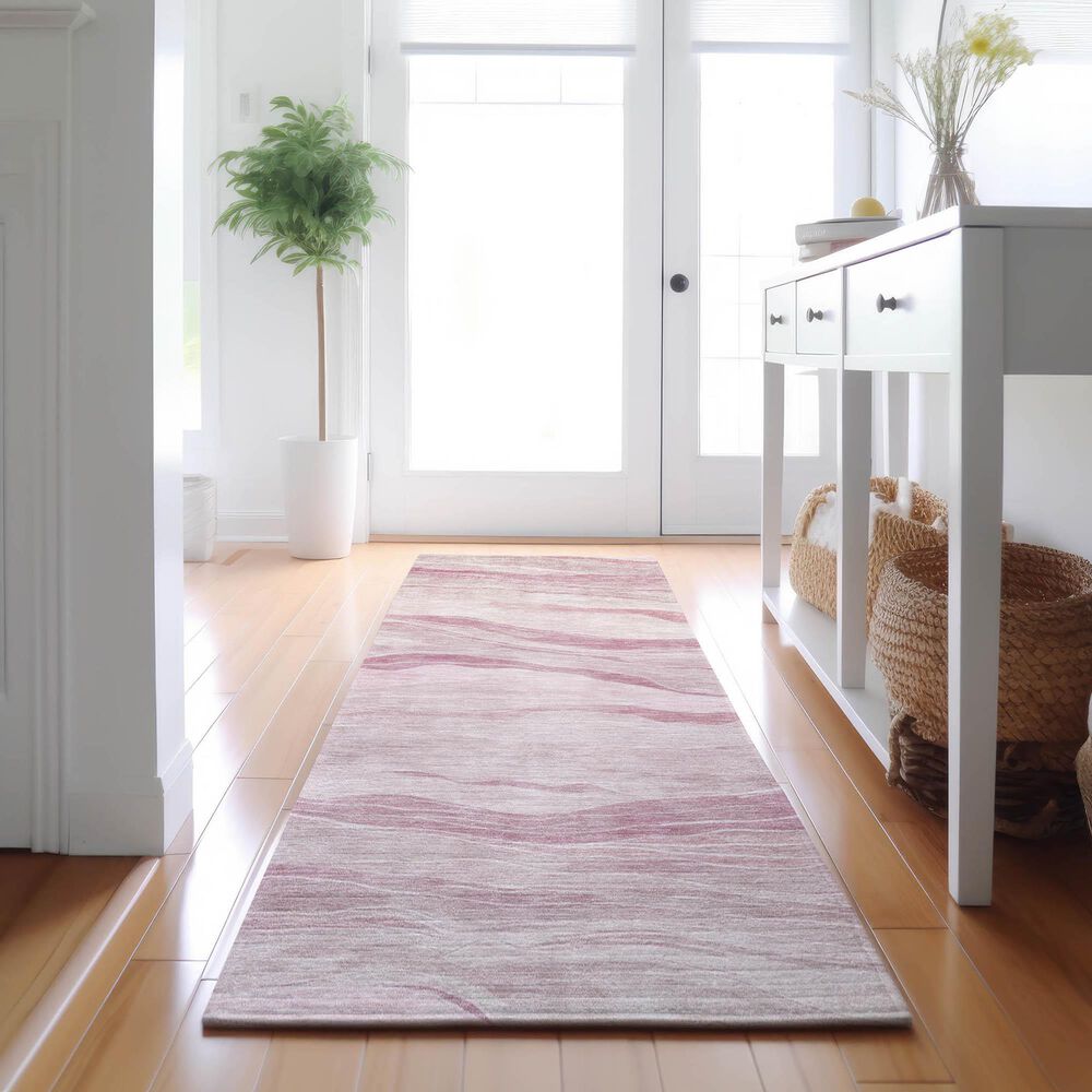 Dalyn Rug Company Pacifica PA6 2&#39;3&quot; x 7&#39;6&quot; Pink Runner, , large