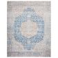 Loloi II Layla LAY-07 3"6" x 5"6" Blue and Tangerine Area Rug, , large