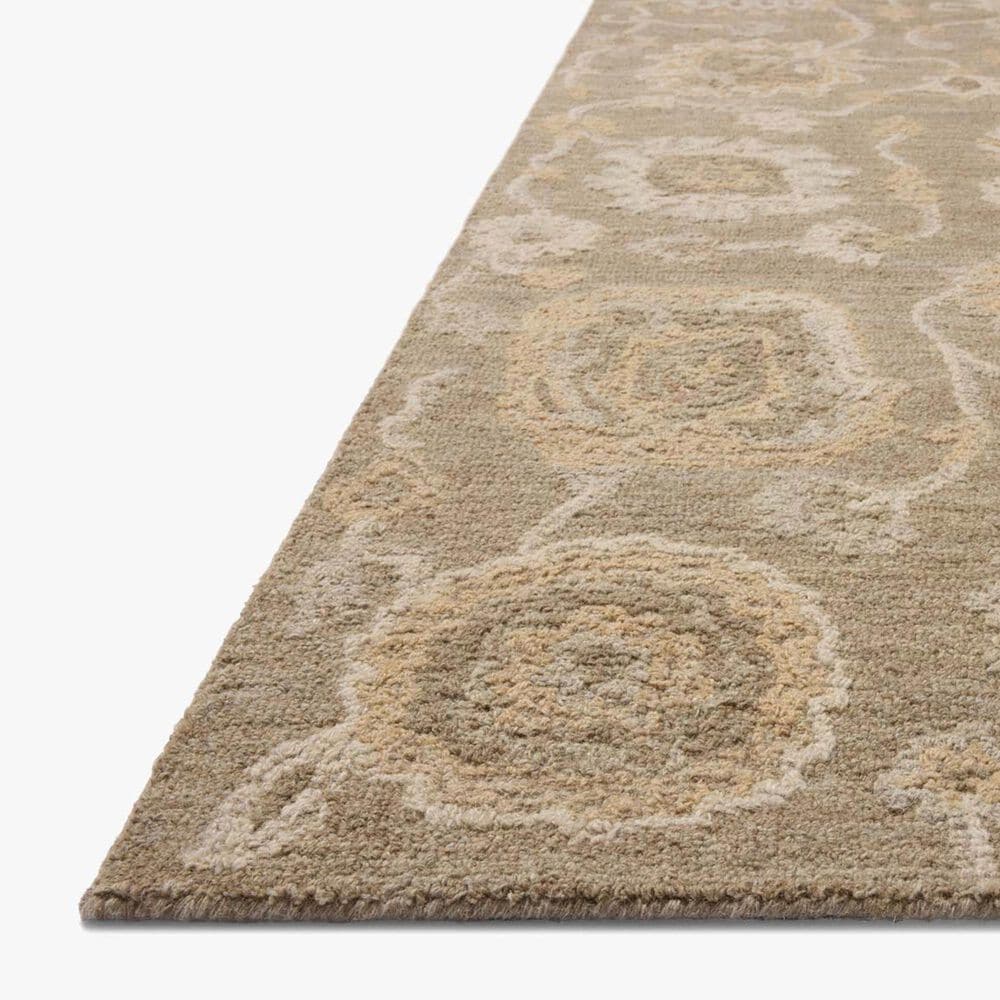 Chris Loves Julia x Loloi Dorothea Oak and Natural 9'3" x 13' Area Rug, , large