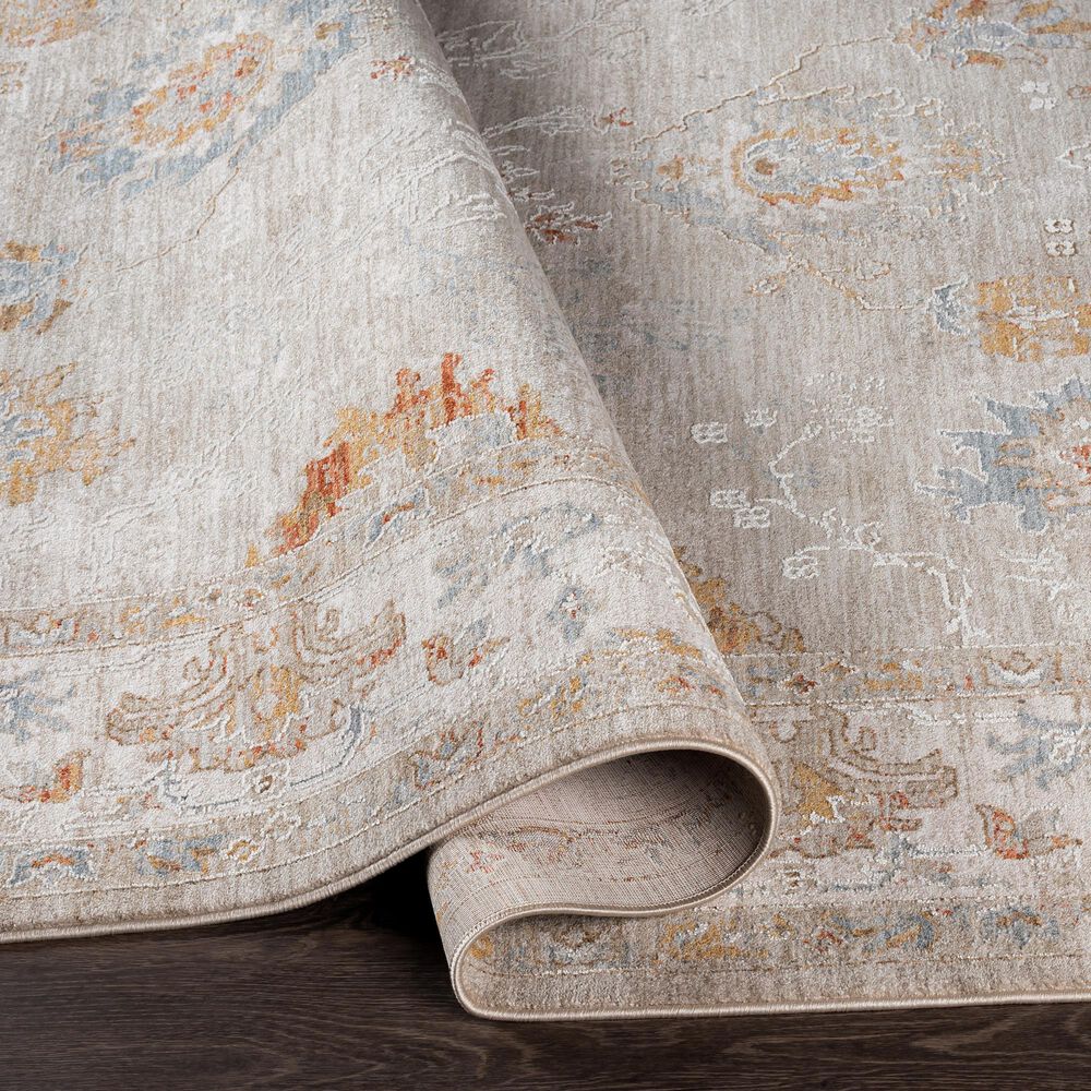 Surya Avant Garde 2&#39; x 3&#39; Orange, Blue and Beige Area Rug, , large