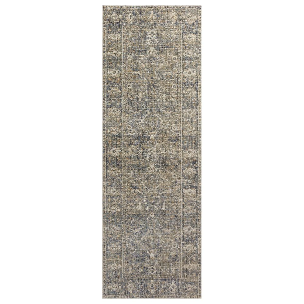 Chris Loves Julia x Loloi Rosemarie 2&#39;7&quot; x 10&#39; Sand and Lagoon Runner, , large