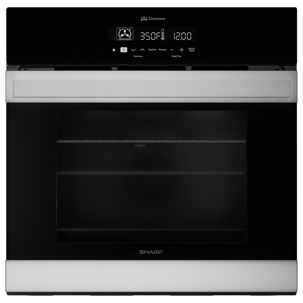 Sharp 24" Built-In Single Electric Wall Oven with European Convection in Stainless Steel, , large