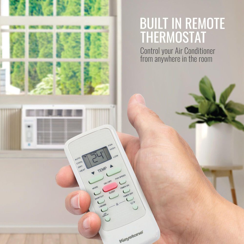 Keystone 5000 BTU Window Mounted Air Conditioner in White, , large
