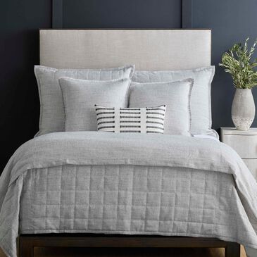 Ann Gish Macau King Quilted Coverlet in Granite, , large