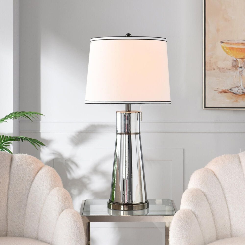 Flair Industries Hoke Table Lamp in Silver, , large