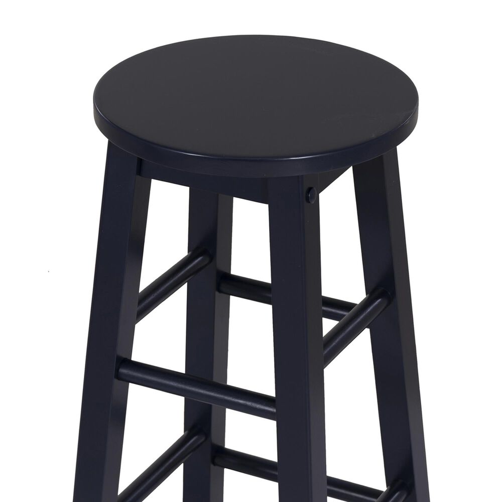 Linon Home Decor Abby 24" Counter Stool in Navy, , large