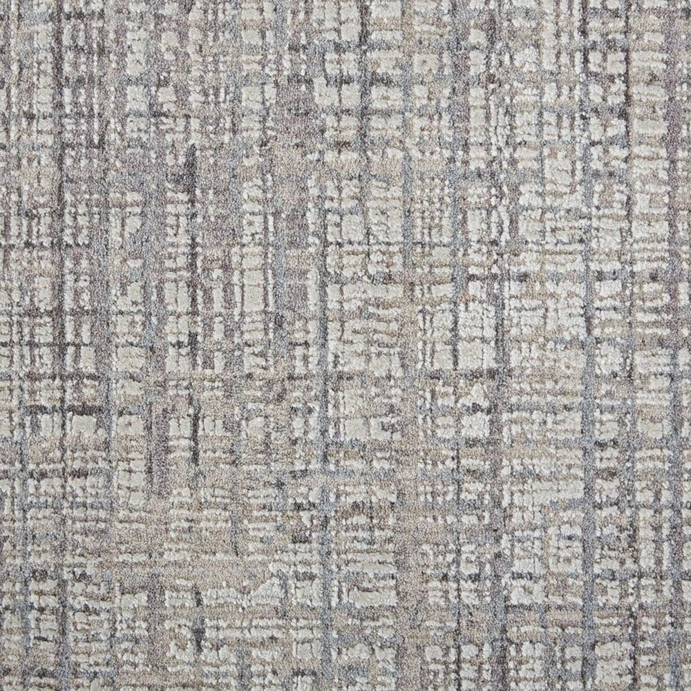 Feizy 39G4F Lennon Gray / Beige 1&#39;8&quot; x 2&#39;10&quot; Area Rug, , large