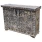 Jaipur Home One of a Kind Old World Arrow Storage Trunk in Grey, , large