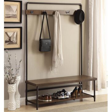 Pacific Landing Hall Tree in Chestnut and Dark Bronze, , large