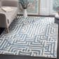 Safavieh Amsterdam AMS106C-4 4" x 6" Ivory/Light Blue Area Rug, , large