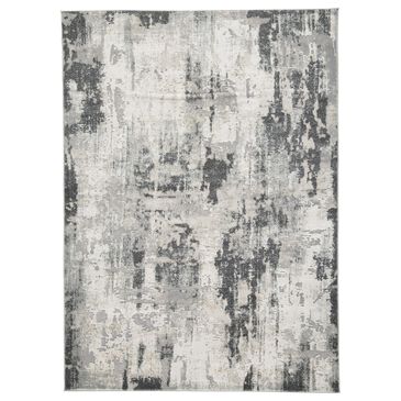 Ashley Mazatl 5"3" x 7"3" Gray and Cream Area Rug, , large