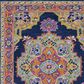 Amerr Boho 7"6" x 9"6" Navy and Pink Area Rug, , large