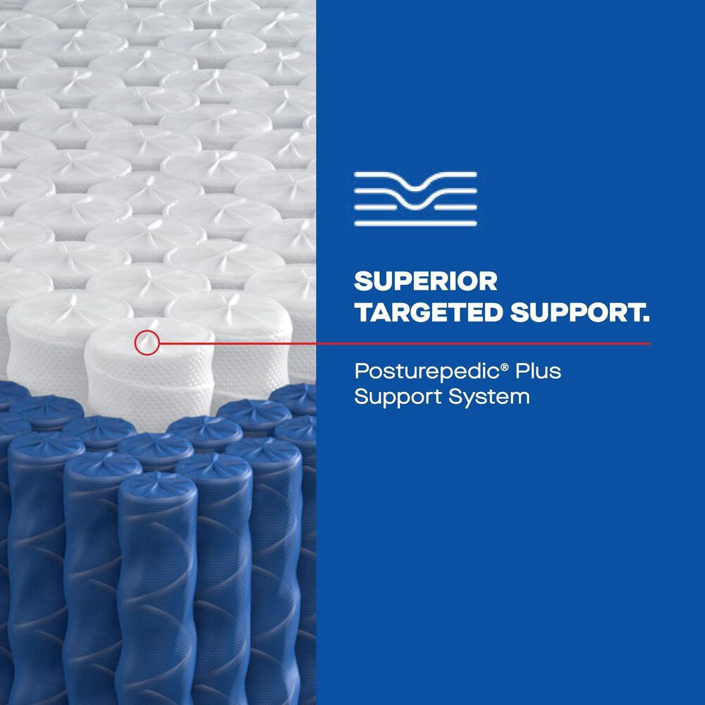 Sealy Posturepedic Plus Newgard Medium Pillow Top King Mattress with Ease 4.0 Adjustable Base, , large